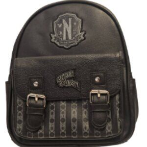 New No Tag Nevermore Academy Wednesday Black Mini Backpack